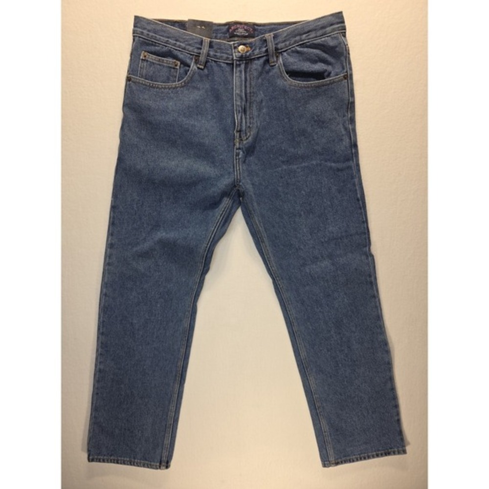 Architect Jean Co. Men's Regular Fit Jeans 34x30 Medium Stone Wash‎ NWT
